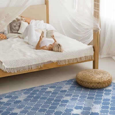 Tapijt vinyl Mediterrane mozaïek delicate tegels