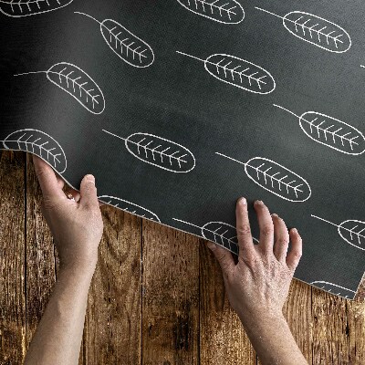 Vinyl tapijt Minimalistische boho-bladeren