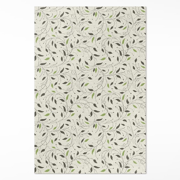 Vinyl tapijt Kleine blaadjes van subtiele wijnstokken