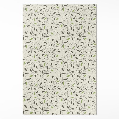 Vinyl tapijt Kleine blaadjes van subtiele wijnstokken