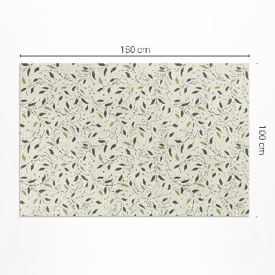 Vinyl tapijt Kleine blaadjes van subtiele wijnstokken