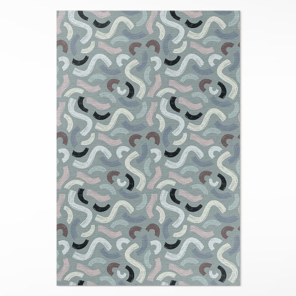 Vinyl tapijt Abstracte retrolijnen