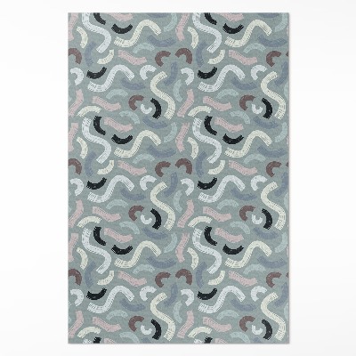 Vinyl tapijt Abstracte retrolijnen