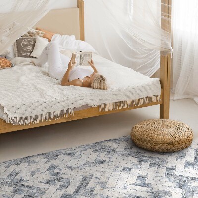 Tapijt vinyl Licht visgraat parket