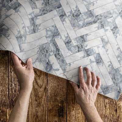 Tapijt vinyl Licht visgraat parket