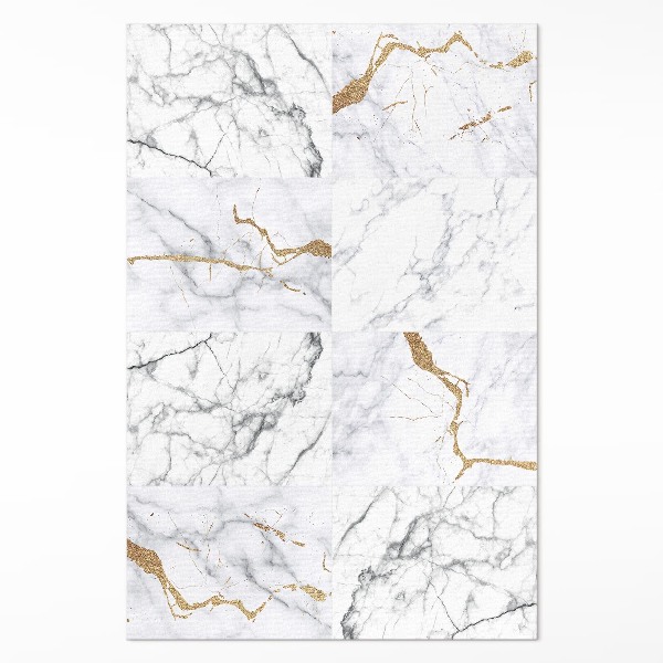 Vinyl vloerkleed Elegante marmeren stijlvolle stenen platen