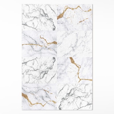 Vinyl vloerkleed Elegante marmeren stijlvolle stenen platen