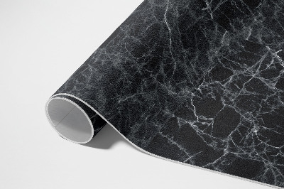 Vinyl vloerkleed Donkere marmeren stenen tegels