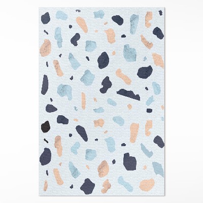 Vinyl vloerkleed Decoratief steengoed in pastelkleuren