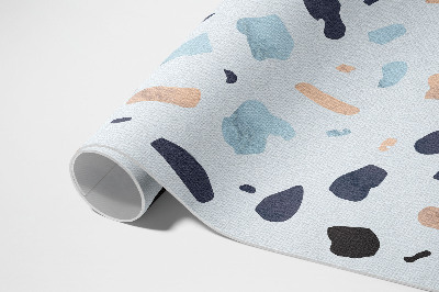 Vinyl vloerkleed Decoratief steengoed in pastelkleuren