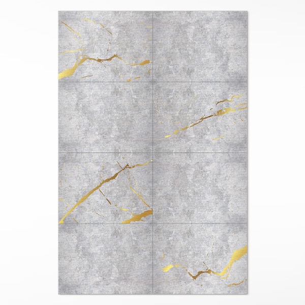 Tapijt vinyl Betonnen platen, stenen tegels