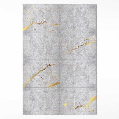 Tapijt vinyl Betonnen platen, stenen tegels