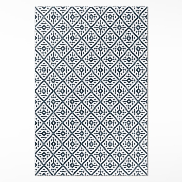 Vinyl vloerkleed Een delicaat patroon in een elegante stijl