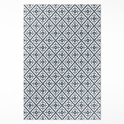 Vinyl vloerkleed Een delicaat patroon in een elegante stijl