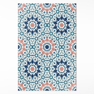 Vinyl vloerkleed Pastel caleidoscoop geometrisch patroon