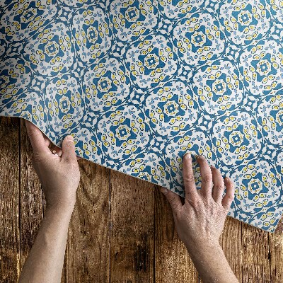 Tapijt vinyl Portugese mozaïek siertegels