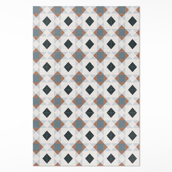 Vinyl vloerkleed Geometrische mozaïek prachtige tegels