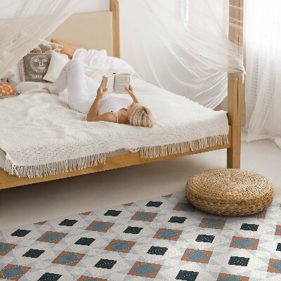 Vinyl vloerkleed Geometrische mozaïek prachtige tegels