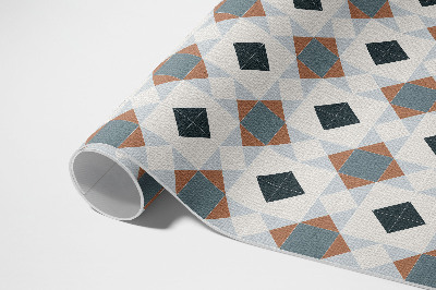 Vinyl vloerkleed Geometrische mozaïek prachtige tegels