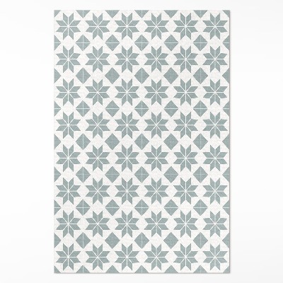 Vinyl tapijt Decoratieve sterren kleine tegels