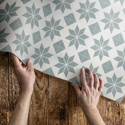 Vinyl tapijt Decoratieve sterren kleine tegels