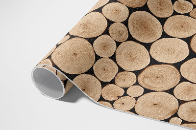 Tapijt vinyl Boomstammen houten pinnen