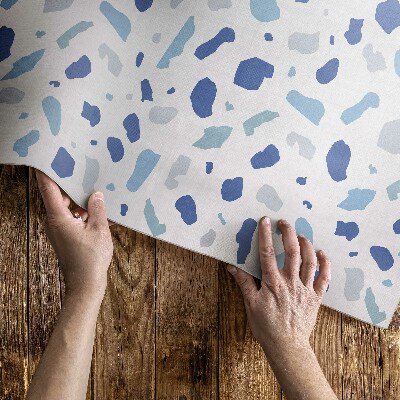 Tapijt vinyl Illustratie van decoratief steengoedpatroon