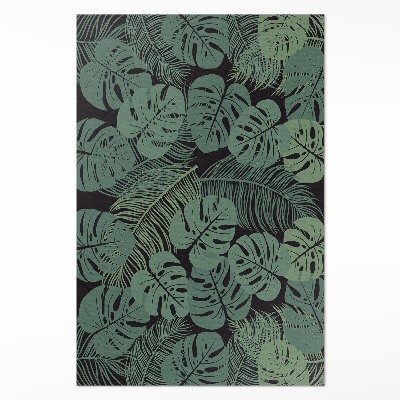 Vinyl vloerkleed Illustratie van tropische monsteraplanten