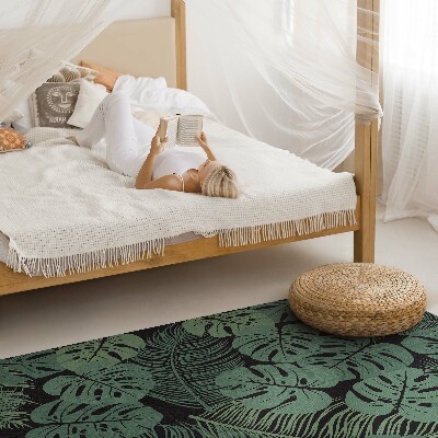 Vinyl vloerkleed Illustratie van tropische monsteraplanten