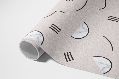 Vinyl tapijt Abstracte vormen in boho-stijl