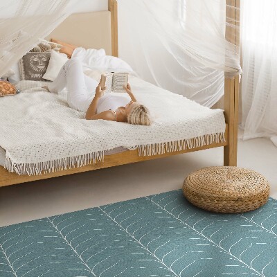 Vinyl vloerkleed Lineair minimalistisch visgraatpatroon