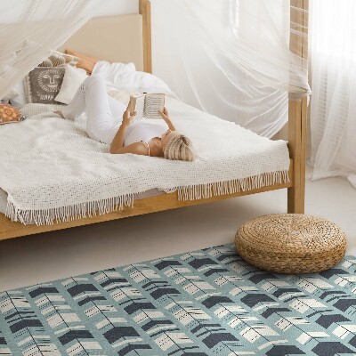 Tapijt vinyl Boho pijlen Indiaas patroon