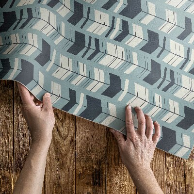 Tapijt vinyl Boho pijlen Indiaas patroon