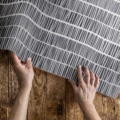 Vinyl tapijt Abstractie van lijnen, patronen, kleine lijnen