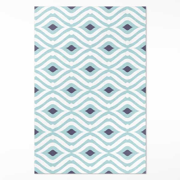 Vinyl vloerkleed Abstract golven stijlvol ontwerp