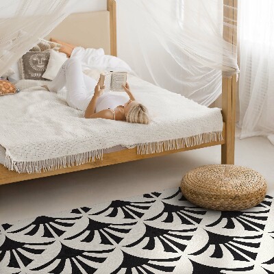 Tapijt vinyl Monochroom regelmatig patroon