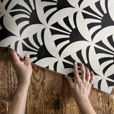 Tapijt vinyl Monochroom regelmatig patroon