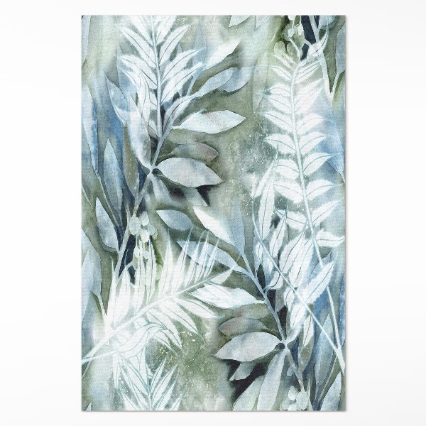 Vinyl vloerkleed Aquarel laat delicate takjes achter