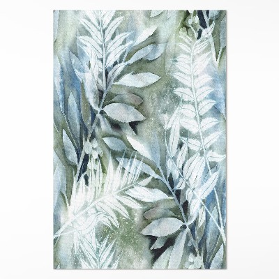 Vinyl vloerkleed Aquarel laat delicate takjes achter