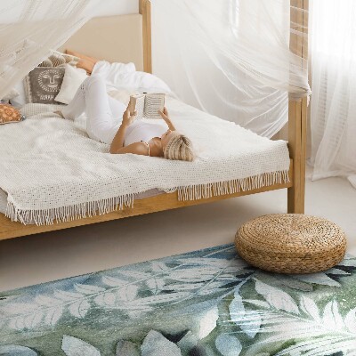 Vinyl vloerkleed Aquarel laat delicate takjes achter