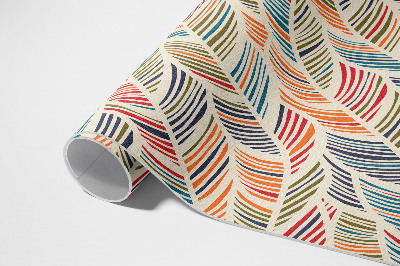 Vinyl vloerkleed Kleurrijke abstracte boho-bladeren