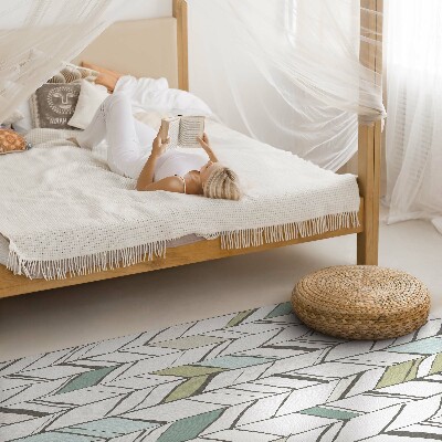 Tapijt vinyl Abstracte visgraat Indiase stijl