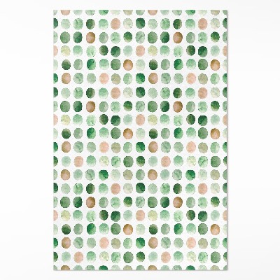 Vinyl tapijt Aquarel stippen geschilderde cirkels boho