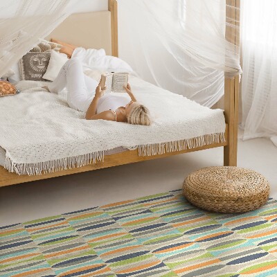 Tapijt vinyl Abstracte retro-ellipsen