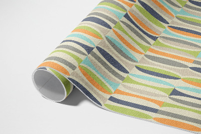 Tapijt vinyl Abstracte retro-ellipsen