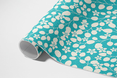 Vinyl vloerkleed Een compositie van wilde bloemen en bladeren