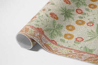 Tapijt vinyl Bloemenpatroon in een lijst