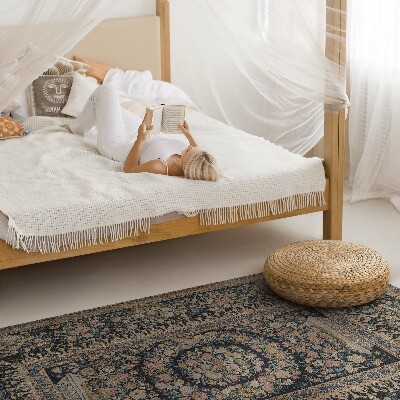 Vinyl tapijt Decoratief plantenpatroon in de oude stijl