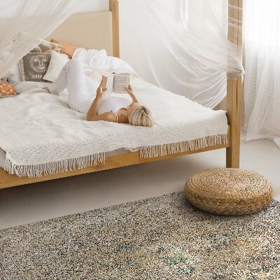 Tapijt vinyl Oud beige patroon