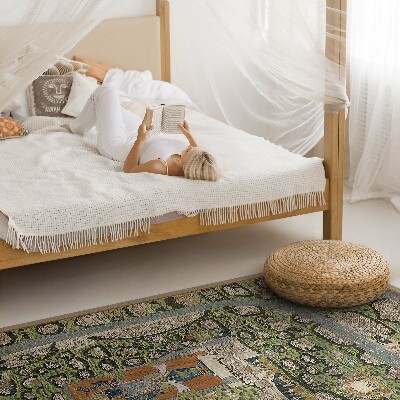 Tapijt vinyl India vanuit vogelperspectief